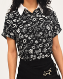 CAMISA CON CUELLO CONTRASTE