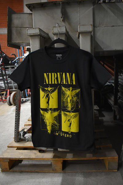 Playera nirvana mujer fashion