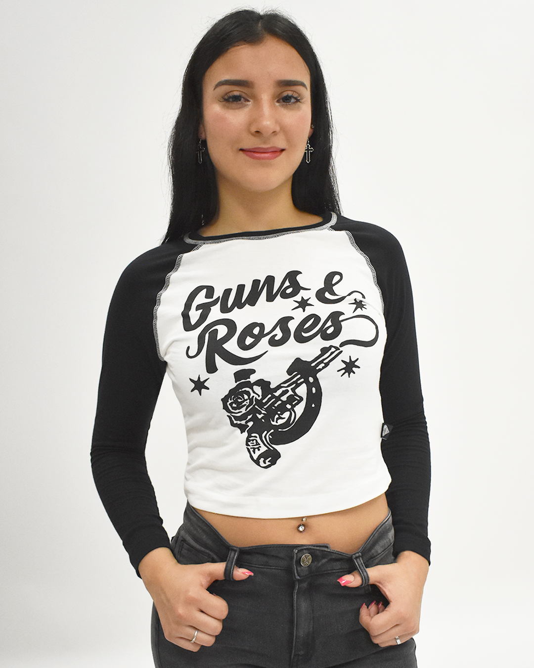 PLAYERA RANGLAN GUNS AND ROSES (7788719439951)