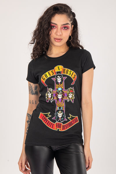 Playeras de guns 2024 and roses para hombre