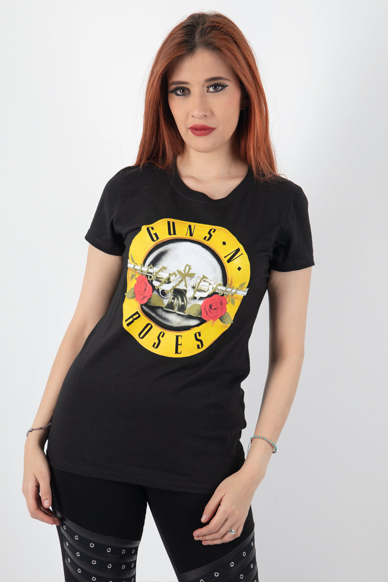 PLAYERA PARA CHAVA GUNS N ROSES BULLET (4299648139343)