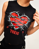 BLUSA DAMA CORAZON ESPINADO