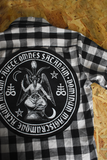 CAMISA CON CUADROS BAPHOMET NB (7618671312975)