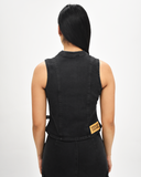 CHALECO DE MEZCLILLA CON BOLSAS FRONTALES