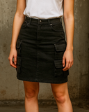 FALDA MEZCLILLA LISO