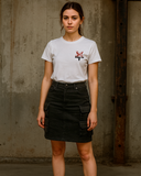 FALDA MEZCLILLA LISO