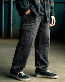 JEANS DE MEZCLILLA TIPO CARGO