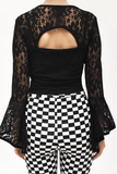 BLUSA ESCOTE REDONDO ENCAJE DARK NE CH (7527768883279)