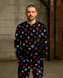 PIJAMA MANGA LARGA BAPHOMET