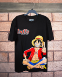 PLAYERA LUFFY LOGO ONE PIECE (7760214425679)