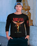 PLAYERA MANGA LARGA NIRVANA IN UTERO