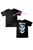 PLAYERA MISFITS ESTAMPADO ESPALDA