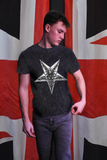 PLAYERA ACID WASH BAPHOMET