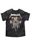 PLAYERA OVERSIZE  DAMA METALLICA