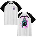 PLAYERA OVERSIZE DAMA METALLICA BN CH