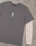 PLAYERA MANGA LARGA DE ENCAJE