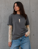 PLAYERA MANGA LARGA DE ENCAJE
