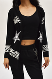 SWEATER LIGERO CON CAPUCHA BAPHOMET (7629196066895)