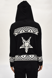 SWEATER LIGERO CON CAPUCHA BAPHOMET (7629196066895)