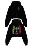 SUDADERA DE  DAMA GUNS AND ROSES