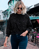 SUDADERA ANIMAL PRINT CUELLO REDONDO